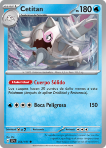 Cetitan, Pokémon de tipo Agua