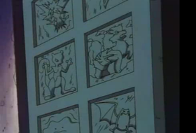 Imagen de Mewtwo en la puerta del Faro de Bill (EP013).