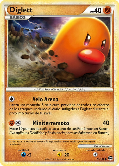 Diglett (Triunfadores TCG) - WikiDex, la enciclopedia Pokémon