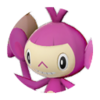 Icono de Ambipom hembra variocolor en Leyendas Pokémon: Arceus