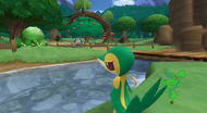 Encarnando a Snivy.