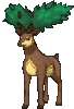 Imagen de Sawsbuck verano en Pokémon X, Pokémon Y, Pokémon Rubí Omega, Pokémon Zafiro Alfa, Pokémon Sol, Pokémon Luna, Pokémon Ultrasol y Pokémon Ultraluna