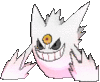 Imagen de Mega-Gengar variocolor en Pokémon X, Pokémon Y, Pokémon Rubí Omega, Pokémon Zafiro Alfa, Pokémon Sol, Pokémon Luna, Pokémon Ultrasol y Pokémon Ultraluna