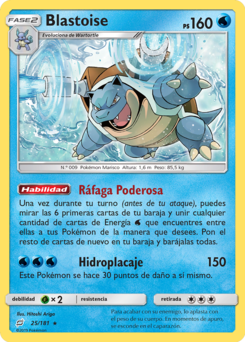 Carta de Blastoise
