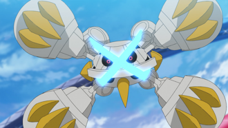Mega-Metagross de Steven/Máximo usando psíquico.