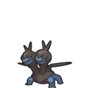Icono de Zweilous en Pokémon Escarlata y Púrpura