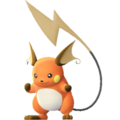 Imagen de Raichu variocolor macho en Pokémon: Let's Go, Pikachu! y Pokémon: Let's Go, Eevee!