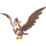 Imagen de Staraptor variocolor hembra en Leyendas Pokémon: Z-A