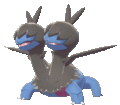 Imagen de Zweilous en Pokémon Espada y Pokémon Escudo