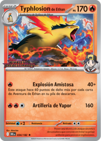 Typhlosion de Ethan (Rivales Predestinados TCG)