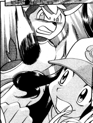 Deerling usando doble patada.