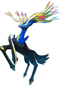 Segunda imagen de Xerneas en el Festival de Pokémon legendarios.