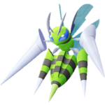 Imagen de Mega-Beedrill variocolor en Pokémon: Let's Go, Pikachu! y Pokémon: Let's Go, Eevee!