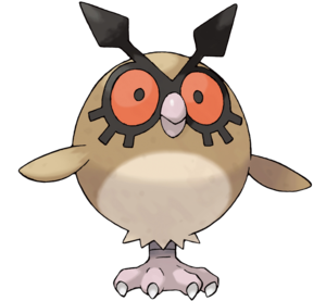 Ilustración de Hoothoot
