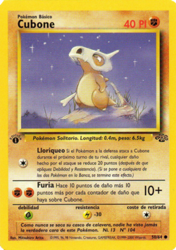 Carta de Cubone