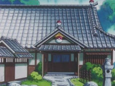 Centro Pokémon de Ciudad Ecruteak/Iris en la región de Johto.