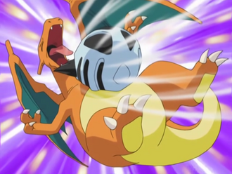 Glalie usando golpe cabeza.
