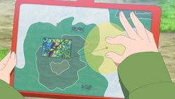 Mapa en un SmartRotom.