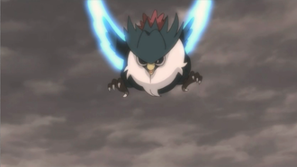 Honchkrow usando despejar.