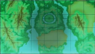 Mapa topográfico de Teselia
