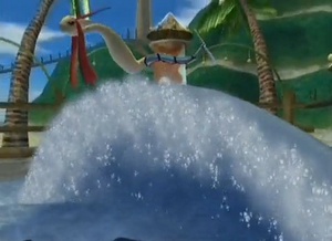 Surf en Pokémon Battle Revolution.