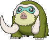 Imagen de Mamoswine variocolor macho en Pokémon X, Pokémon Y, Pokémon Rubí Omega, Pokémon Zafiro Alfa, Pokémon Sol, Pokémon Luna, Pokémon Ultrasol y Pokémon Ultraluna