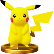 Trofeo de Pikachu en Wii U.