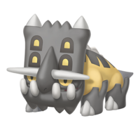 Bastiodon en Pokémon Diamante Brillante y Perla Reluciente.