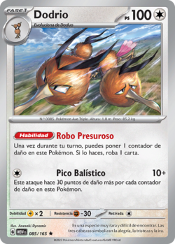 Dodrio Pokémon Card 151 - Master Ball Reverse Holo | Pokémon - Foto 10