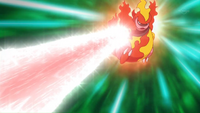 Magmortar usando hiperrayo.
