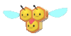 Imagen de Combee hembra en Pokémon Espada y Pokémon Escudo