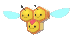 Imagen de Combee hembra en Pokémon Espada y Pokémon Escudo