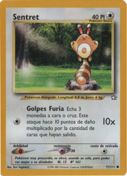 Sentret (Neo Génesis TCG) - WikiDex, la enciclopedia Pokémon