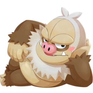 Slaking en Pokémon Café ReMix.
