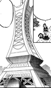 Torre Prisma en el manga