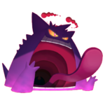 Imagen de Gengar Gigamax en Pokémon HOME