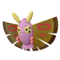 Imagen de Dustox variocolor hembra en Leyendas Pokémon: Arceus