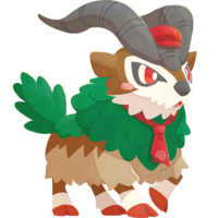 Gogoat en Pokémon Café ReMix.