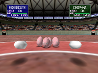 Bomba huevo en Pokémon Stadium.