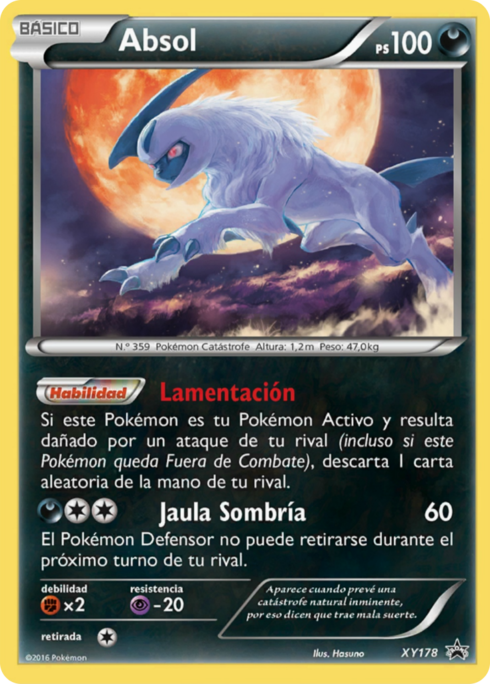 Absol (XY Promo 178 TCG) - WikiDex, la enciclopedia Pokémon