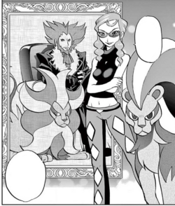 Lysandre/Lysson con su Pyroar