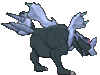 Imagen posterior de Kyurem variocolor en Pokémon X, Pokémon Y, Pokémon Rubí Omega, Pokémon Zafiro Alfa, Pokémon Sol, Pokémon Luna, Pokémon Ultrasol y Pokémon Ultraluna