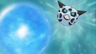 Glalie usando hidropulso.