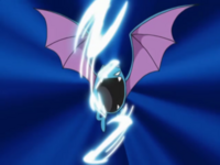 Golbat de Agatha usando aire cortante/aire afilado.