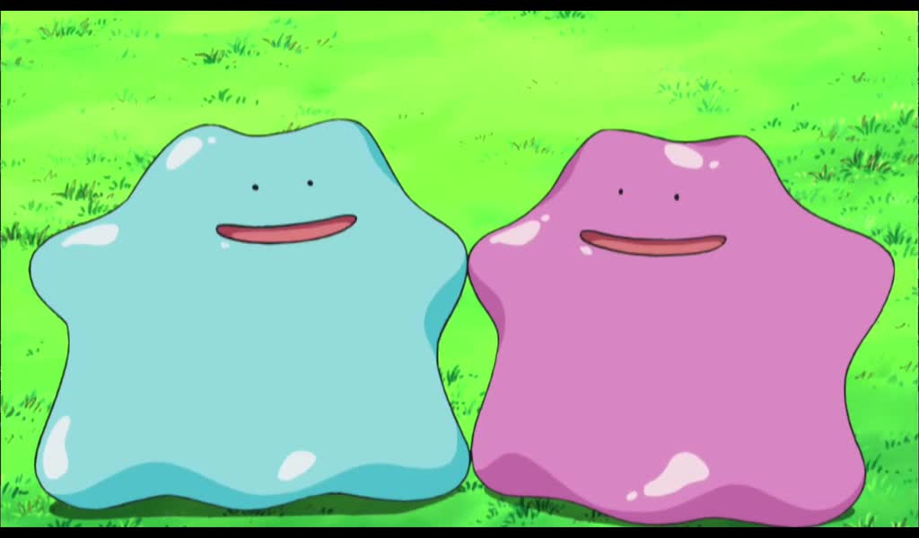 Archivo:EP642 Ditto 1 transformándose en Piplup y Ditto 2 en Pikachu ...
