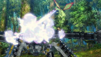Flygon salvaje usando dragoaliento.