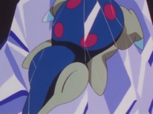 Cyndaquil de Ash congelado.