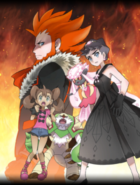 Artwork de Dianta, Lysson y Xana en la primera parte de la Trama de Kalos.