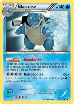 Carta de Blastoise