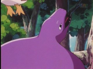 Arbok usando derribo.